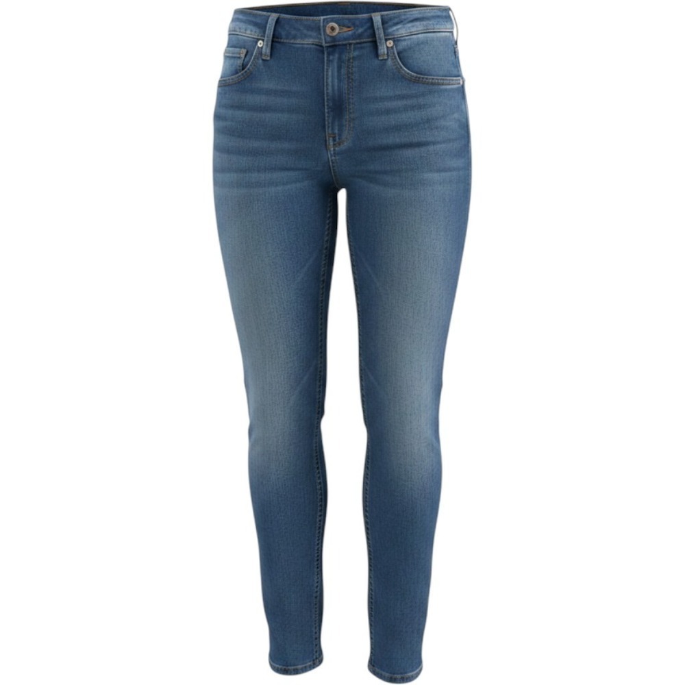 Women's Straight Leg Jeans Size 8 Medium Wash Denim